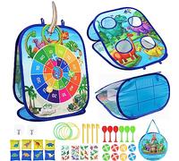 Flintronic Bersaglio Freccette Bambini, Freccette per Bambini con Palline/Freccette, Bersaglio per 3-10 Anni, Giocattolo Bambini Giochi per Freccette Bersaglio, per Interni ed Esterni