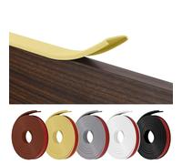 flintronic Bordatura Autoadesiva per Mobili Forma di U, 3m×16mm Nastro Perimetrale per Mobili Flessibile, Striscia di Protezione del Bordo del Desktop per Fai-da-te, Armadi, Bordi di Piani di Lavoro