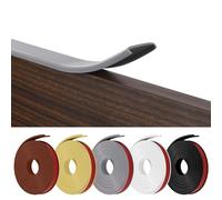 Flintronic Bordatura Autoadesiva per Mobili Forma di U, 3m×18mm Nastro Perimetrale per Mobili Flessibile, Striscia di Protezione del Bordo del Desktop per Fai-da-te, Armadi, Bordi di Piani di Lavoro