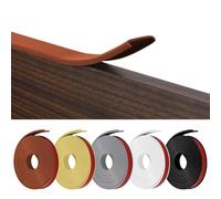 Flintronic Bordatura Autoadesiva per Mobili Forma di U, 3m×18mm Nastro Perimetrale per Mobili Flessibile, Striscia di Protezione del Bordo del Desktop per Fai-da-te, Armadi, Bordi di Piani di Lavoro