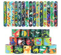 flintronic Braccialetti Slap, 30Pezzi Slap Bracelets, Bracciali a Scatto, Schiaffo Bracciali Gadget per Compleanno Festa Bomboniere Regalo per Bambini Ragazze Ragazzi