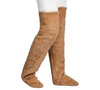 flintronic Calzini Lunghi Peluche per Donna, Calzini Caldi Calzini Coprigambe per Ginocchio, Calzini Calzini Invernali per Dormire per la Casa