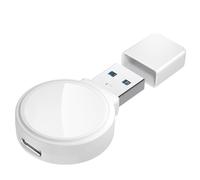 Flintronic Cavo di Ricarica Portatile per Apple Watch, Adattatore Magnetico per Apple Watch, Caricabatterie Wireless USB, Caricatore Magnetico da Viaggio per iWatch10 9 8 7 6 5 4 3 2 1 SE