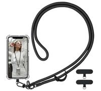 flintronic Cordino per Telefono, Cordino per Cellulare Universale, Cordino a Tracolla*1, Patch*2, Regolabile Cordino Tracolla per iPhone Huawei Samsung e Tutti Gli Smartphone