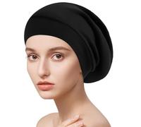 flintronic Elegante Cotton Cap, Cuffia Copricapelli in Seta Regolabile, Berretto Unisex Foderato in Raso, Cuffia Chemioterapica Anticaduta, Traspirante