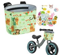 flintronic Flitronic Cestino per Bicicletta per Bambini, Cestino da Manubrio, Anteriore per Impermeabile per Bambini e Bambine, per Staccabile con Motivo a Cartoni Animati per Bicicletta/Scooter