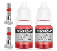 Flintronic Frenafiletti, 2Pcs x 5 ml Frenafiletti Alta Resistenza, Resistente a Urti e Vibrazioni, per Dadi, Bulloni, Elementi di Fissaggio Metallici, Fissaggio a Vite