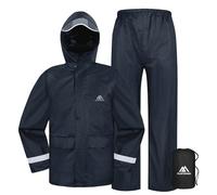 flintronic Giacca impermeabile Rain Jacket, Impermeabile Leggero Antivento con Cappuccio, per Bambini e Bambine, Impermeabile da Esterno per la Pioggia, M (9-10 anni)