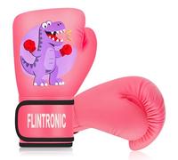 Flintronic Guantoni da Boxe per Bambini, Guantoni Boxe per 3-8 Anni Ragazze e Ragazzi, Guanti da Box per Bambini, Guanti da Box da Allenamento per Sparring Junior, Muay Thai, MMA, Arti Marziali (4OZ)