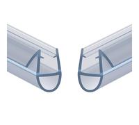 Flintronic Guarnizione Doccia Sottoporta 80cm, Perfetto per Porte in Vetro da 4-6mm, Guarnizione Box Doccia Durevole, con Bordo in Gomma Extra Spesso, di Perdite, per Tutti i Tipi di Doccia(2 Pezzi)