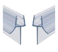 Flintronic Guarnizione Doccia Sottoporta 80cm, Perfetto per Porte in Vetro da 4-6mm, Guarnizione Box Doccia con Bordo in Gomma Extra Spesso, Prova di Perdite -per Tutti i Tipi di Doccia(2 Pezzi)