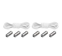 flintronic Lacci Scarpe, 2 Paia Lacci Piatti, Lacci per Scarpe, Lacci da Ricambio per Scarpe, Lacci Scarpe Piatti Per Scarpe da Sportive, Corsa - Adulti, Bambini(110CM)