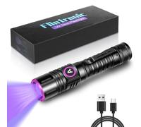 flintronic LE Torcia UV LED Portatile, 5W 395nm USB-C Torcia UV Professionale, per Resina UV Polimerizzante, Rilevatore Urina di Cane Gatto, Carte di Controllo e Banconote, Cosmetici