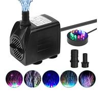 Flintronic Mini Pompa Acqua, Sommergibile Ultra-Silenzioso, 15W 800L/H