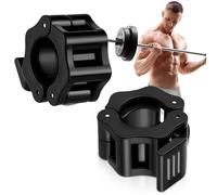 flintronic Morsetti per Bilanciere, 2 Pezzi Morsetti Barra Olimpico, Sollevamento Pesi Bilanciere Morsetto Collare 50mm, Collare Sgancio Rapido, per Fitness Palestra, Accessori Sollevamento Pesi