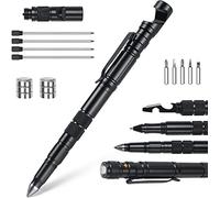 flintronic Multi Tool Pen Regali per Uomo, 14 in 1 Gadget da Campeggio con LED e Cacciavite Vari, Pratici Strumenti Fai da Te per Uomo Donna, Idee Regalo per San Valentino Natale Compleanno