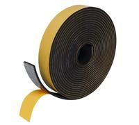 Flintronic Nastro Autoadesivo in Schiuma, 25 x 3 mm Guarnizione in Gomma per Porte e Finestre, Guarnizione per Porta Insonorizzata Antipioggia, Striscia di Tenuta per Aria Condizionata (10m)