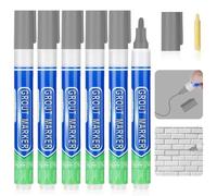 Flintronic pennarelli per piastrelle, 6pz - Grigio