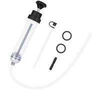 flintronic Pompa Manuale a siringa, 200cc Siringa di Aspirazione dell'olio, con 2 Tubi e Un Paio, Pompa Aspira Olio Motore Auto, Olio per Ingranaggi ed Estrattore per Liquido Freni