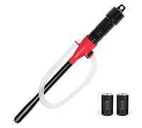 flintronic Pompa Manuale per Trasferimento di Carburante, Portatile per Estrazione Olio, A Sifone, per Acqua, Benzina e Altri Liquidi, Funzionamento a Batteria