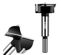 Flintronic Punta Forstner in Acciaio al Tungsteno, 60mm Forstner Drill Bit per legno duro, Punta forstner Per Legno In Lega Premium per Forare Legno, Mobili, Compensato, Plastica