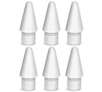 flintronic Punta per Apple Pencil, 6 Pezzi Punte Tips, Alta Sensibilità Punte, Punta Ricambio Accessori, per Apple Pencil 1a e 2a Generazione(Bianco *6)