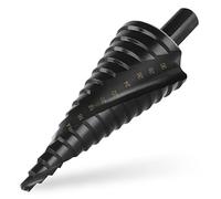 flintronic Punte Coniche a spirale, Fresa Conica Trapano a Gradini, HSS Titanium, Misure 4-32mm, Buco Cutter a Scalini per Eseguire Foro In Metallo Acciaio Ottone Legno Plastica Ferro