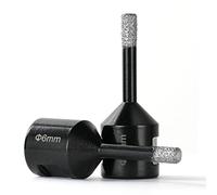 flintronic Punte per Trapano Diamantate, 2 Pezzi 6mm Punta a Tazza Diamantata, Per Foratura A Secco O ad Umido Su Porcellana Dura, Ceramica, Piastrelle, Granito, Marmo,Per Smerigliatrice Angolare