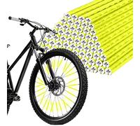 flintronic Riflettori per Raggi, 48Pezzi Copri Raggi Catarifrangenti, Riflettori Raggi Bicicletta, Catarifrangenti per Bici Set in Materiale catarinfrangente visibilità a 360 ° e Montaggio Facile