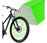 flintronic Riflettori per Raggi, 48Pezzi Copri Raggi Catarifrangenti, Riflettori Raggi Bicicletta, Catarifrangenti per Bici Set in Materiale catarinfrangente visibilità a 360 ° e Montaggio Facile