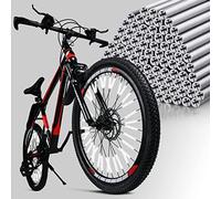 flintronic Riflettori per Raggi, 64Pezzi Copri Raggi Catarifrangenti, Riflettori Raggi Bicicletta, Catarifrangenti per Bici Set in Materiale catarinfrangente visibilità a 360 ° e Montaggio Facile