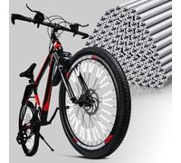 flintronic Riflettori per Raggi, 72 Pezzi Copri Raggi Catarifrangenti, Riflettori Raggi Bicicletta, Catarifrangenti per Bici Set in Materiale catarinfrangente visibilità a 360 ° e Montaggio Facile