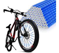 flintronic Riflettori per Raggi, 96Pezzi Copri Raggi Catarifrangenti, Riflettori Raggi Bicicletta, Catarifrangenti per Bici Set in Materiale catarinfrangente visibilità a 360 ° e Montaggio Facile