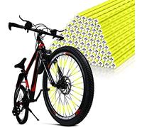 flintronic Riflettori per Raggi, 96Pezzi Copri Raggi Catarifrangenti, Riflettori Raggi Bicicletta, Catarifrangenti per Bici Set in Materiale catarinfrangente visibilità a 360 ° e Montaggio Facile