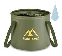Flintronic Secchio per Acqua Pieghevole, 20L Secchio Pieghevole per Campeggio, Secchi Leggeri Portatili per Esterno per Viaggiare Pesca Escursionismo Nautica