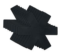 flintronic Separatori Pentole - Proteggi Pentole e Salvapadelle - Set 8 Pezzi (38CM) - Perfetti per Pentole e Padelle Antiaderenti in Acciaio Inox, Ghisa, Ceramica (Nero)