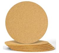 flintronic Sottopentola Rotondo in Sughero, Set da 3 18cm Sottopentola Antiscivolo Anticalore, Perfetti per Pentole per Cucina Piatti Caldi, pentole e Padelle
