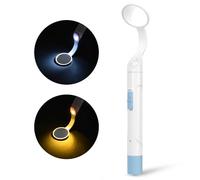Flintronic Specchietti Orali Dentali, con Luce LED Luminosa, 2 Modalità Luce LED, per Dentista di Ispezione dei Denti, Cura Orale Della Bocca, la Cura Denti