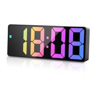 flintronic Sveglia Digitale da Comodino, Sveglia da Comodino, con Temperatura, Svegli Digitale da Comodin con Snooze, Suoni e Luminosità Regolabile, USB e Alimentato a Batteria