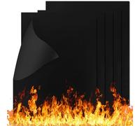 flintronic Tappetini da Barbecue, 5 Pezzi BBQ Griglia Tappetini, Tappetino Barbecue Resistente al Calore, Riutilizzabile BBQ Tappetini, per Griglia a Gas Carbone Forno, Griglia Elettrica(40x50CM)