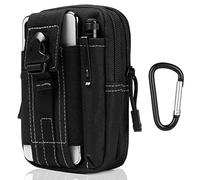 flintronic Tattico Marsupio Sportivo, 1000D Nylo Borsello Militare, Cintura Molle, per Campeggio Piccolo Strumento All'aperto Mobile Telefono(Con Moschettone)