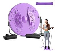 Flintronic Twist Waist Disc Board, Twist Board Waist, Twist Vita Disc con Fune di Trazione, Disco Rotante Fitness, Pedana Rotante Dimagrante, Balance Board per Fitness Domestico Può Sopportare 120 kg