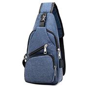 flintronic Zaino Monospalla Sling Bag, Borsa a Spalla Uomo, Borsello Tracolla (includere 1 Cavo USB)