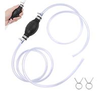 FlintronicPompa Acqua Manuale con Tubo Sifone da 2m, Portatile PompaTravaso Gasolio e Liquidi
