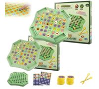 Flip Chess, Divertente Gioco di Memoria per Bambini e Adulti - Giocattolo Educativo con Scacchiera Abbinata con 52 Carte di Frutta e Animali, Intrattenimento Interattivo per(Animals+Fruit)