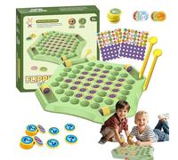 Flip Chess Memory,52pcs Flip Memory Game,Board Games DIY Flips Boards,Fruit Animal Matching Boards,For 2 Players, Age (dinosaur theme)