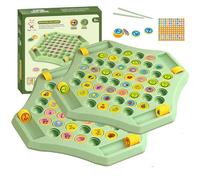 Flip Chess Memory, Flip Match Board Game, Fruit and Animal Flips Chess Memorys Games, Intellectual Flip-to-Win Game, Family Game, Social Gatherings (Fruit + Animal)