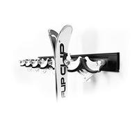 Flip Clip Flex6 | Supporto Universale | Supporto da Sci | Supporto da Snowboard | Supporto per Attrezzi | in Acciaio, Alluminio e plastica Rinforzata in Fibra di Vetro (Bianco)