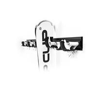 Flip Clip Regular5 A | Supporto Universale | Supporto da Sci | Supporto da Snowboard | Supporto per Attrezzi | in Acciaio, Alluminio e plastica Rinforzata in Fibra di Vetro (Bianco)
