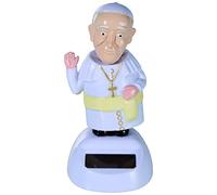 Flip Flap, Decorazione Ad Energia Solare A Forma di Papa Francesco